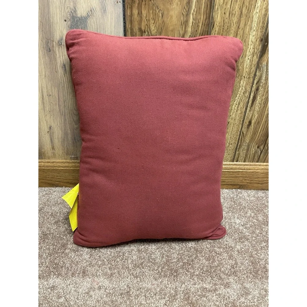 Riverdale Christmas Tapestry Santa Claus List Throw Pillow 15x11